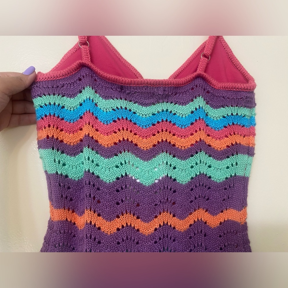 Crochet Sleeveless Bodysuit - Picture 4 of 4